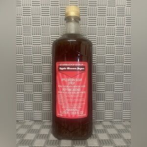Starbucks Apple Brown Sugar Syrup 1 Liter ( 33.8 fl oz) Best By 22 February 2026
